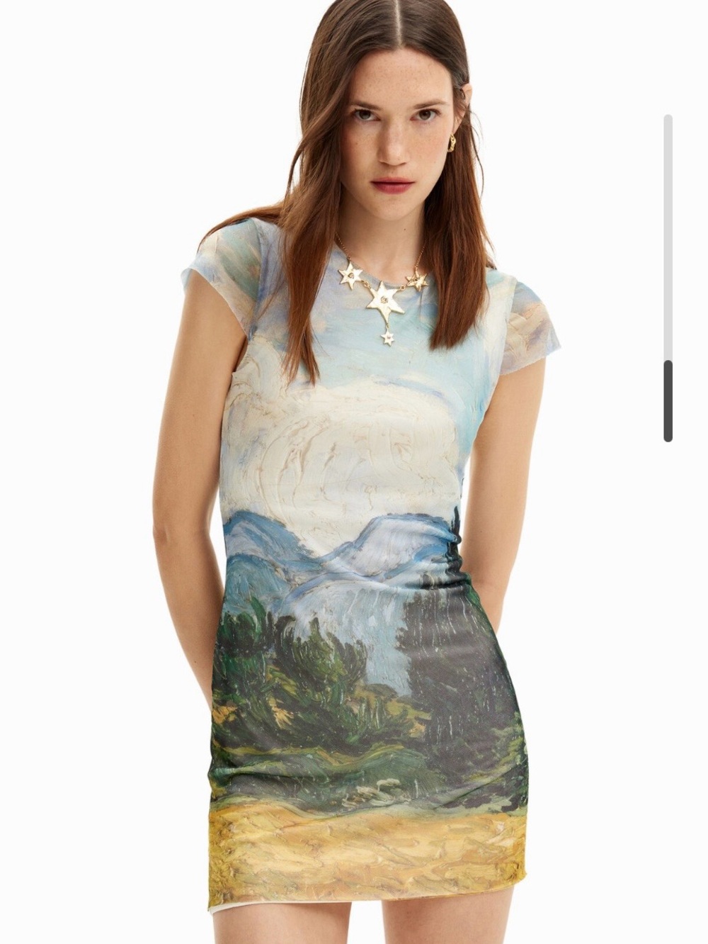 NWT Desigual Van Gogh Short Dress - Picture 5 of 7